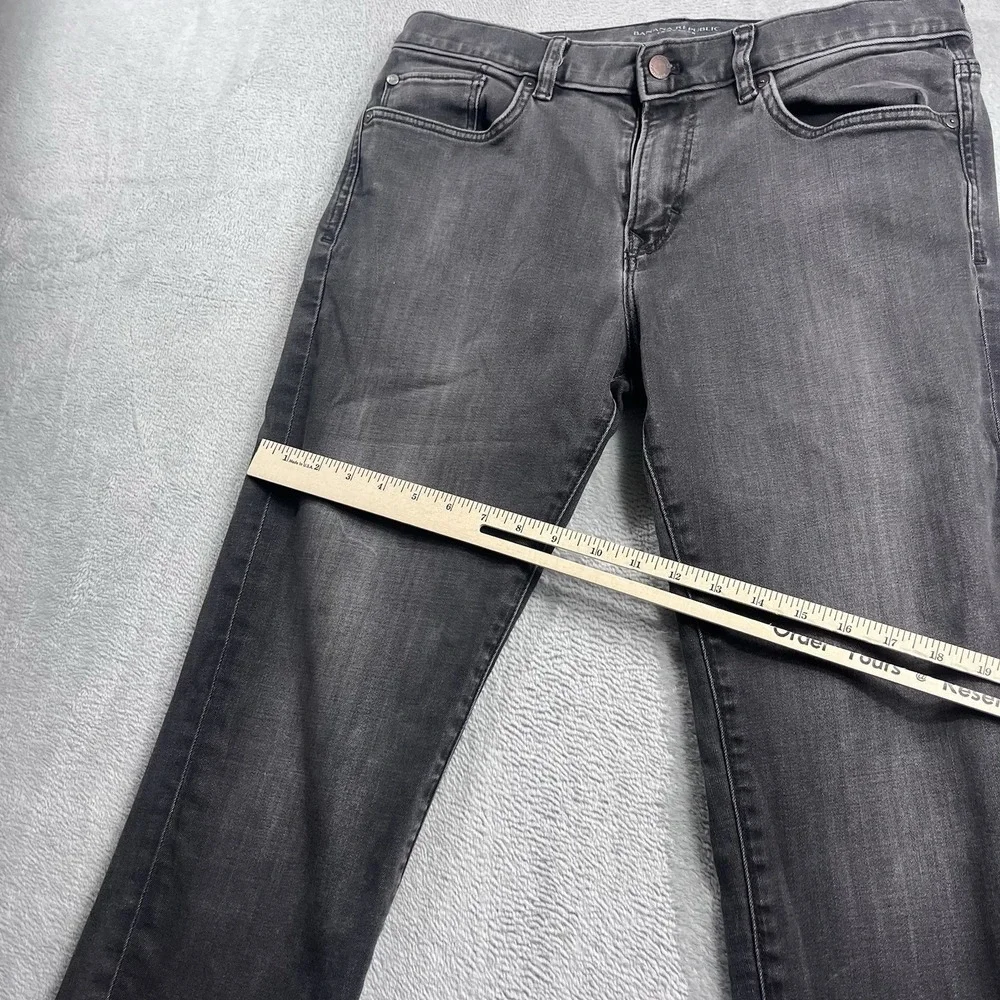 Banana Republic Traveler Jean 33x28* Slim Fit Mens Denim Pants Black
